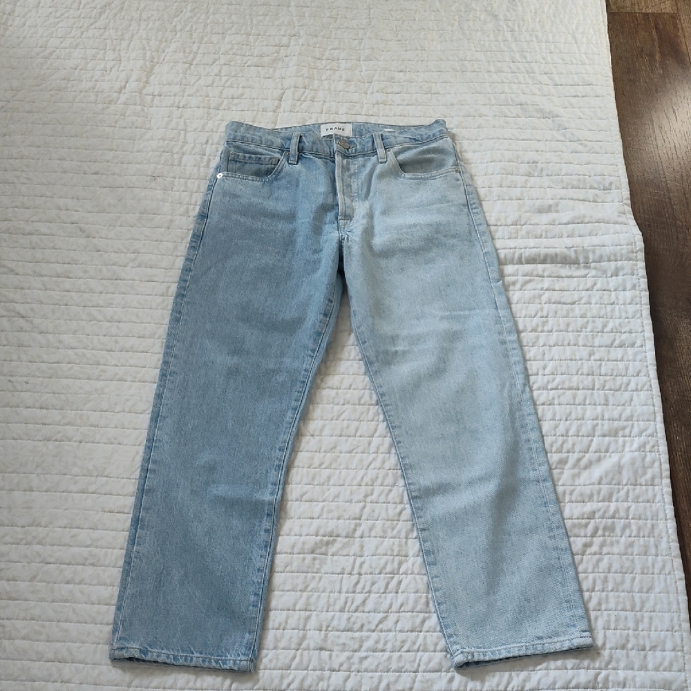 Frame Denim Women's Ankle Jeans in Light Blue